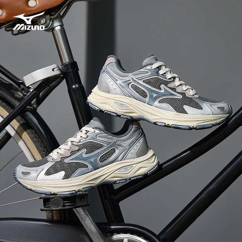 【渣渣灰】Mizuno美津浓男鞋女鞋RACER S运动鞋透气跑步鞋 D1GH2235