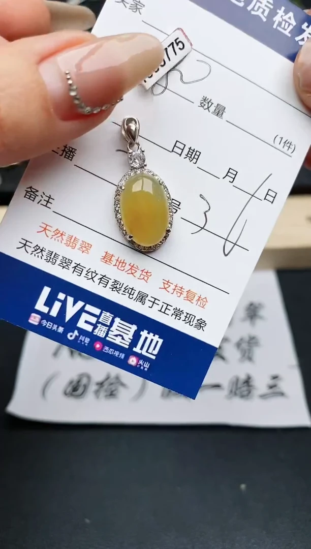 【闪购商品】翡翠颈饰银S925镶嵌...........