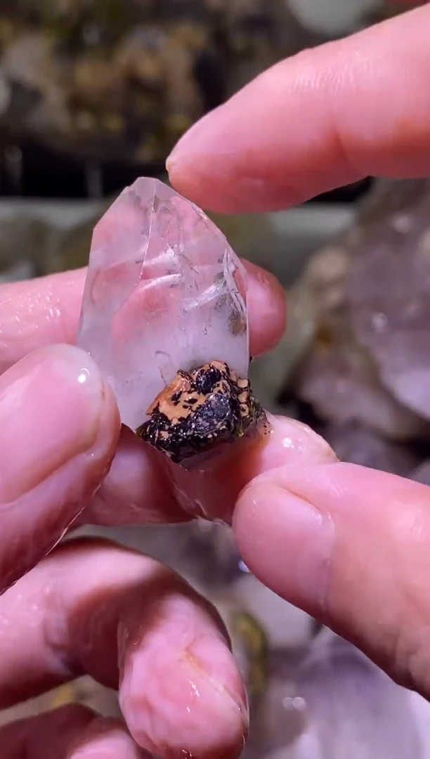 未镶嵌珠宝半成品水晶58号四川超七花园水晶