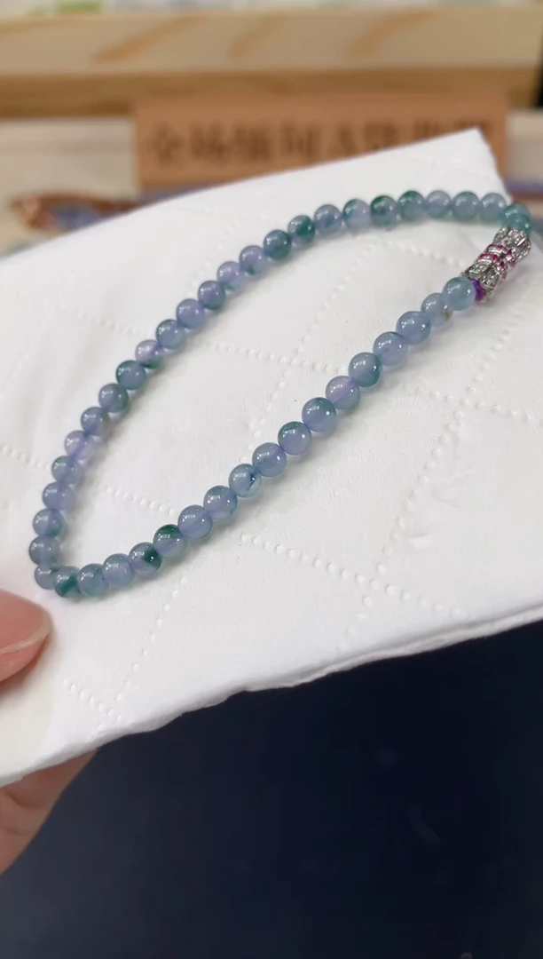 未镶嵌手串翡翠Q181|680