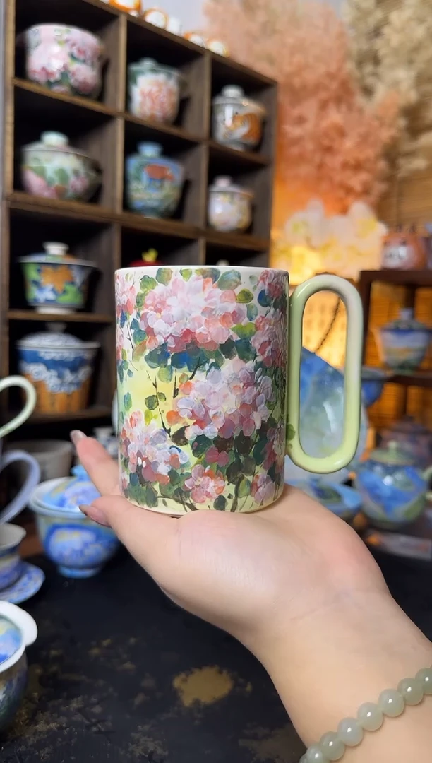 石一紫薇花马克杯1