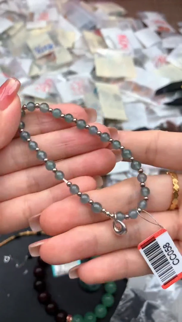 银S925镶嵌挂件翡翠一