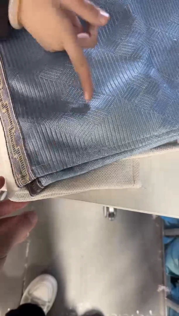 聚酯纤维蓝色沙发垫 02