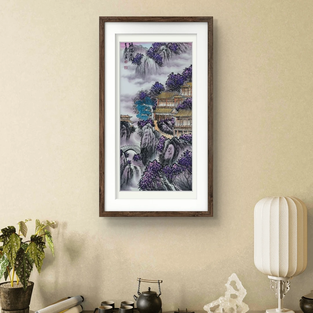 琼楼云阁 赵文斌  绘画