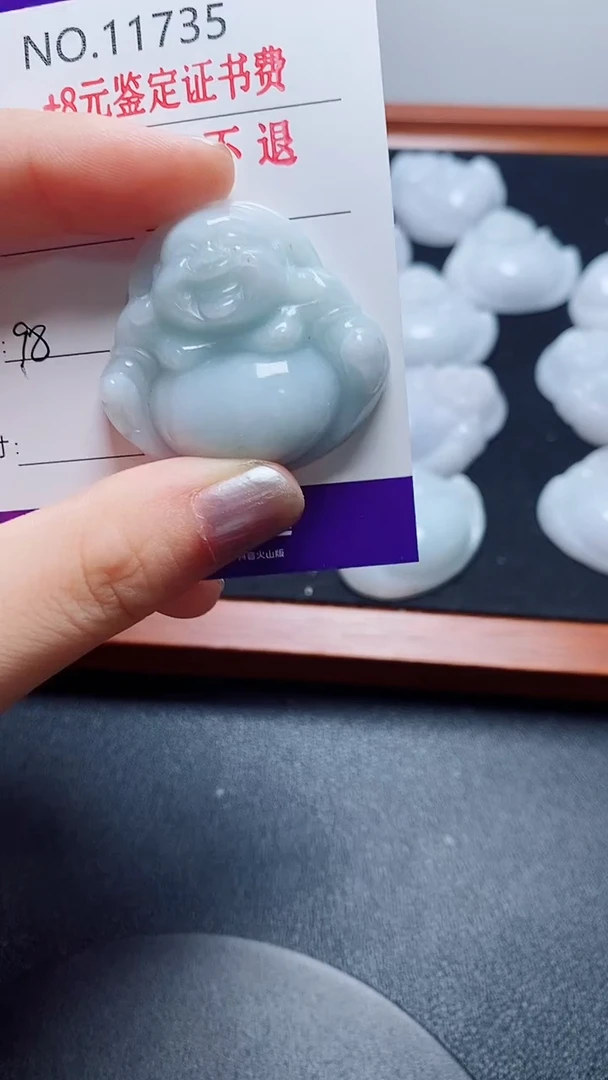 翡翠未镶嵌吊坠(不含链)735