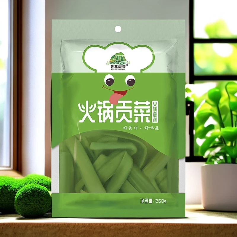 火锅贡菜配菜贡菜清脆解腻水贡菜好搭配懒人串串贡菜