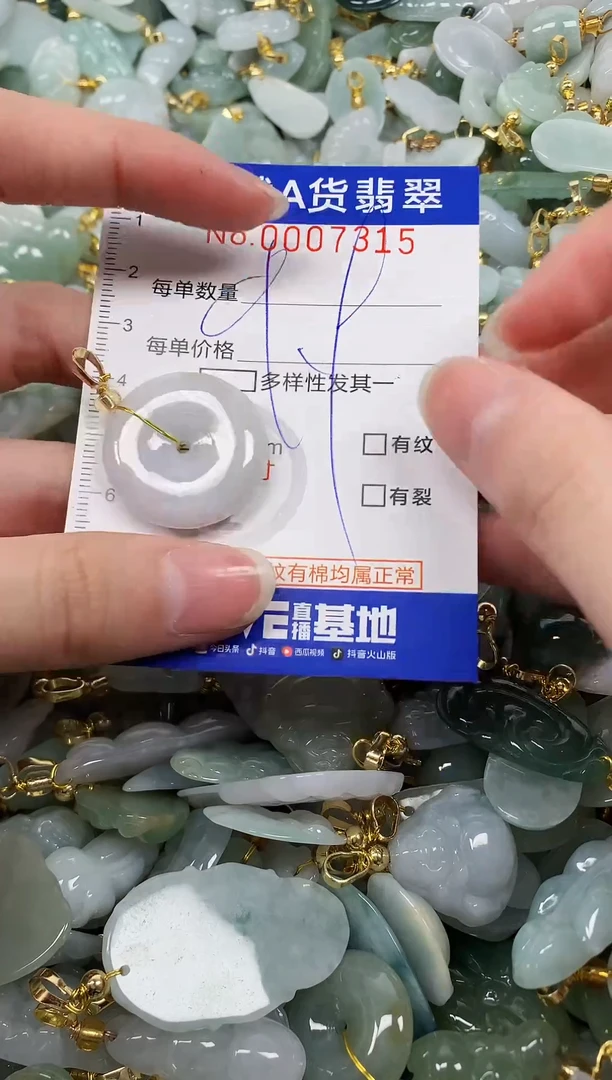 颈饰未镶嵌翡翠纯天然a货翡翠