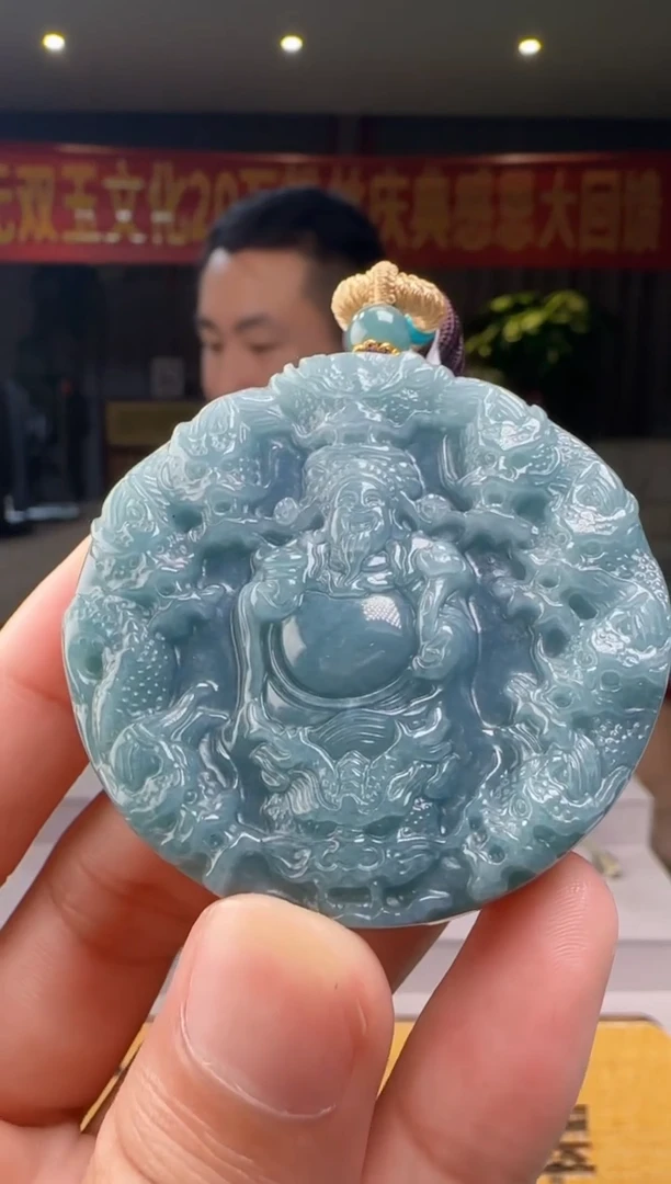 翡翠未镶嵌颈饰多样性发其一XM@@60B7J07093