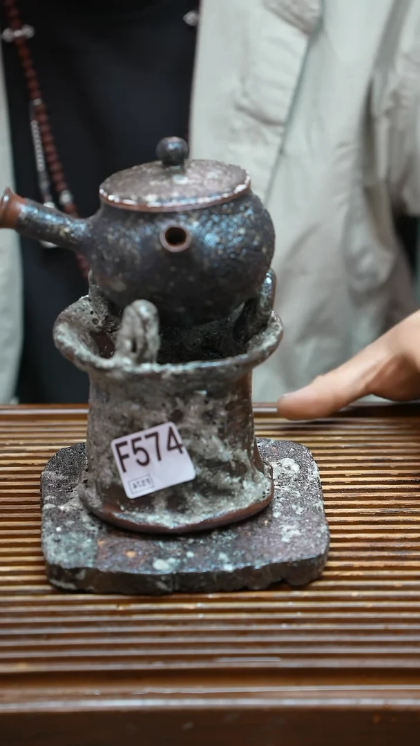 万古烧粗陶手工茶具