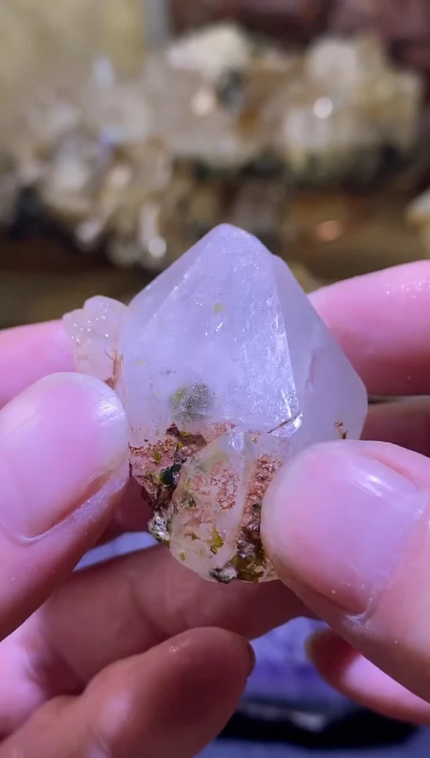 未镶嵌珠宝半成品水晶75号四川美姑超七花园水晶