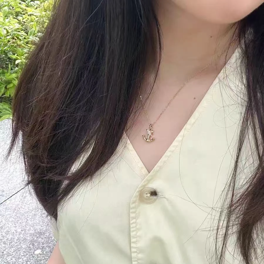 链子925银 【迷你船锚锁骨链】气质轻奢时尚百搭简约