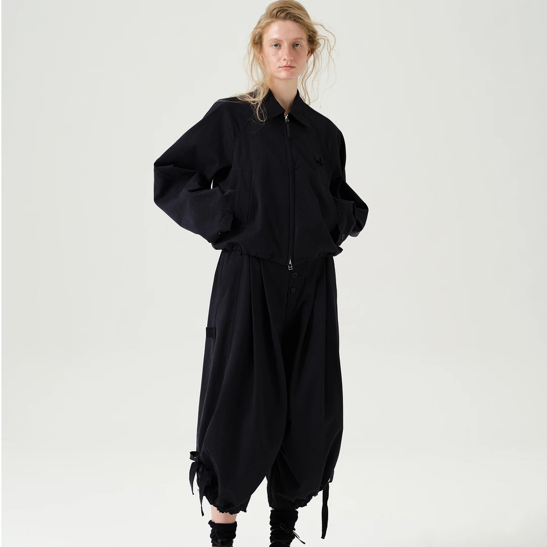 fafamoon 廓形工装短夹克