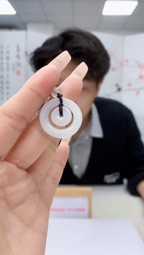 【闪购商品】翡翠颈饰未镶嵌5145lr-jj挂件1