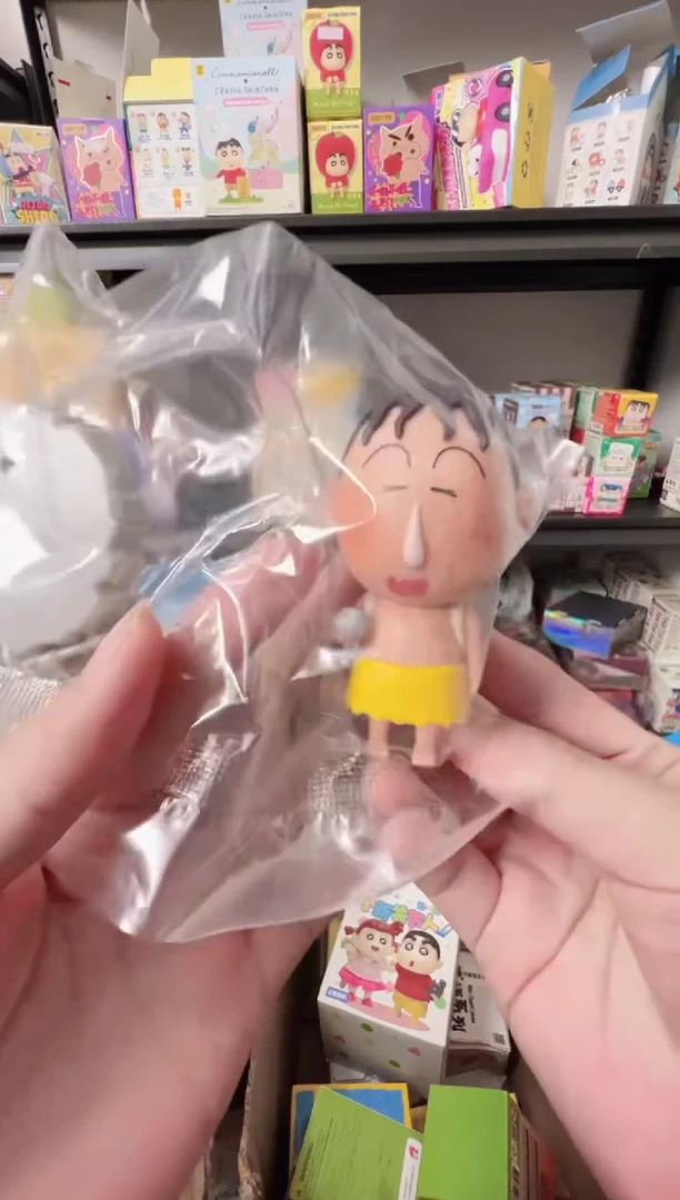 搪胶韩谷正版蜡笔小新野人阿呆