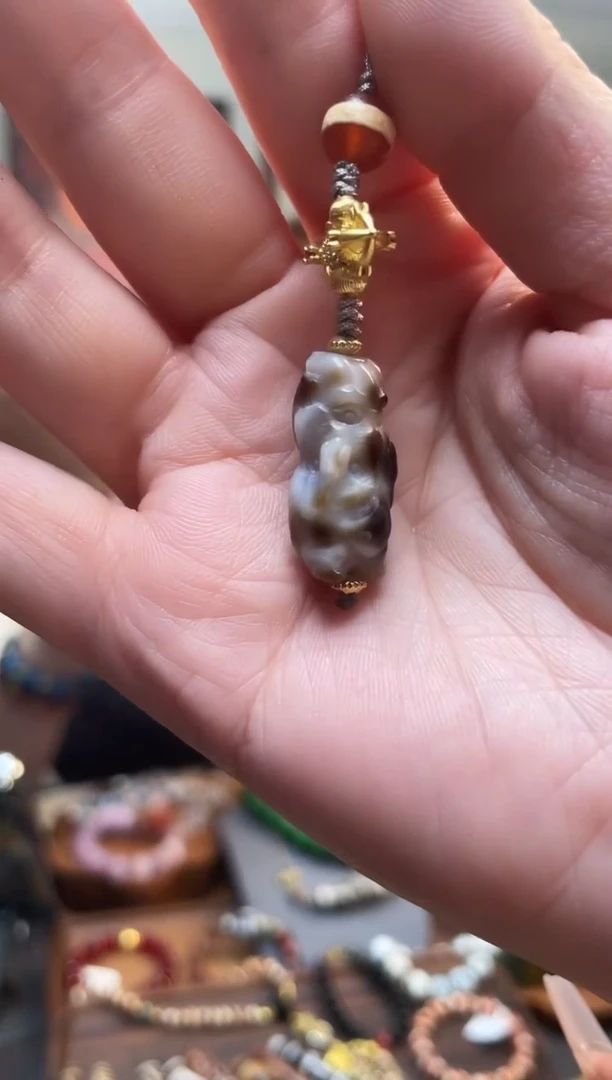 【闪购商品】泥塑0205-10雕刻大鹏挂件