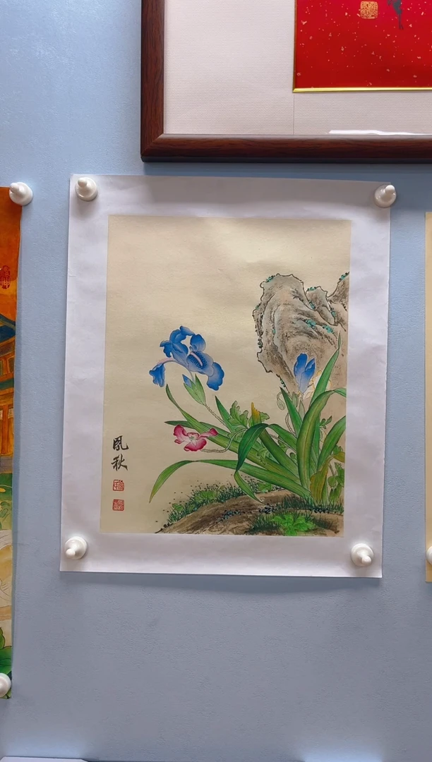 国画大*徐凤秋老师兰花作品