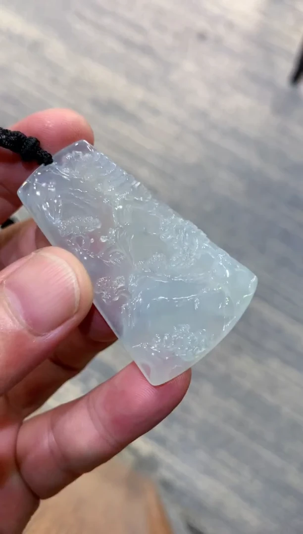 颈饰未镶嵌翡翠天然A货翡翠