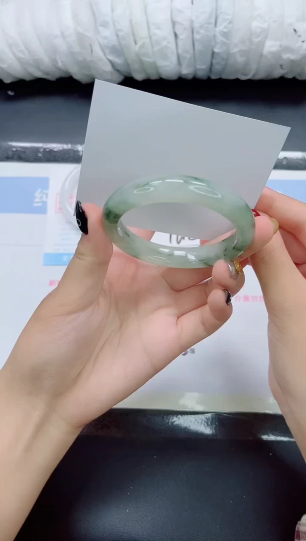 未镶嵌手镯石英质玉021-圈口56.9