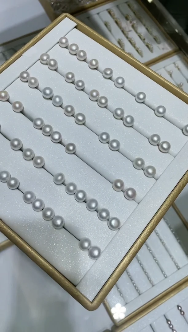 【闪购商品】淡水珍珠耳饰未镶嵌CYX 大溪地珍珠吊坠 多样发一