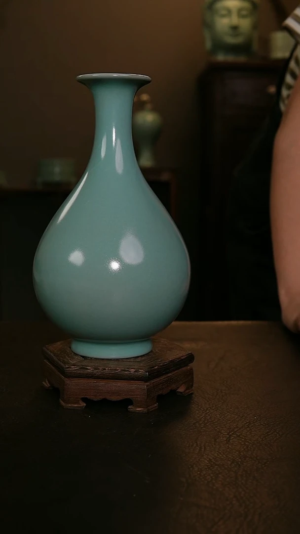 摆件仿古手工玉壶春1