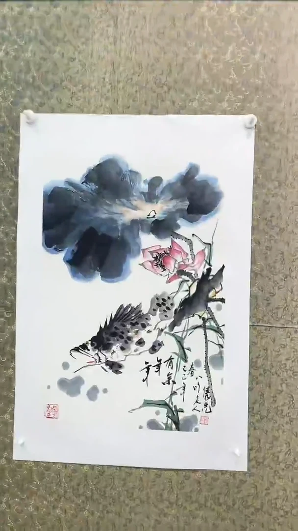 国画ZJX-国画花鸟2.7平尺C0102