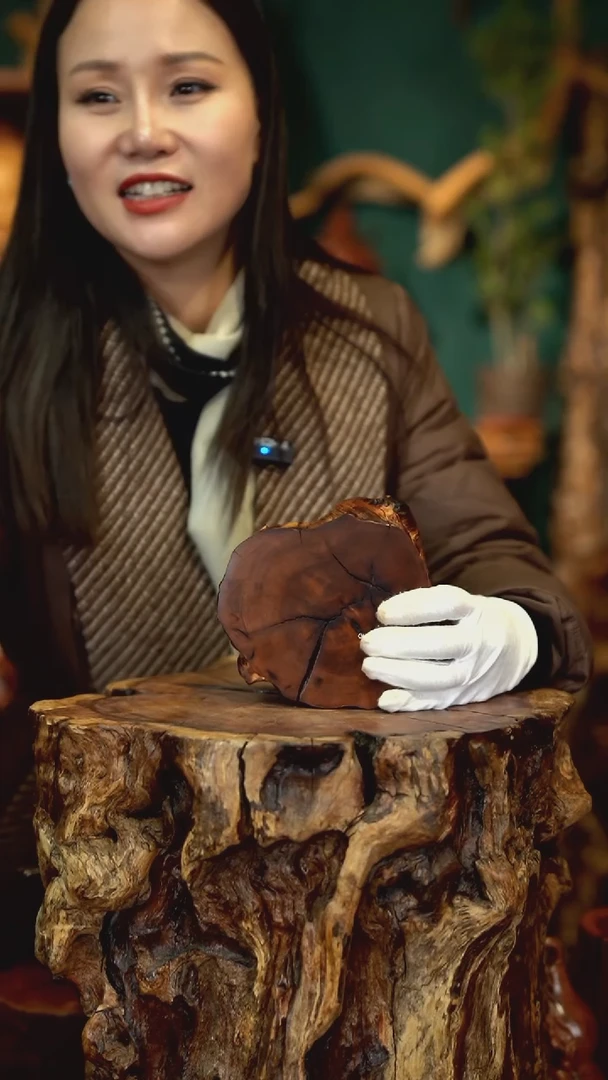 木平***！雷击枣木底座