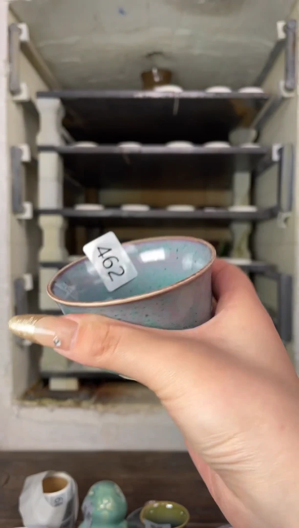 【闪购商品】摆件钧瓷手工茶器窑变