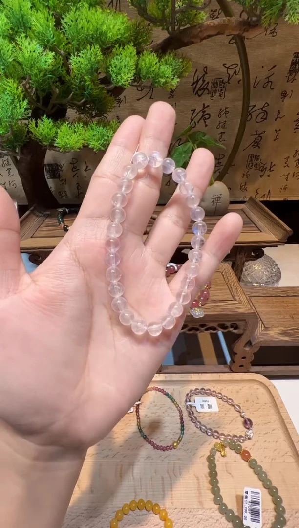未镶嵌手串长石手饰@@