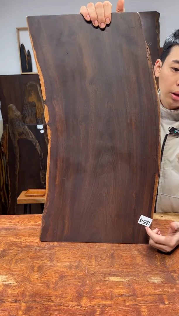 风车木（黑檀木）尺寸70*35*2编号354