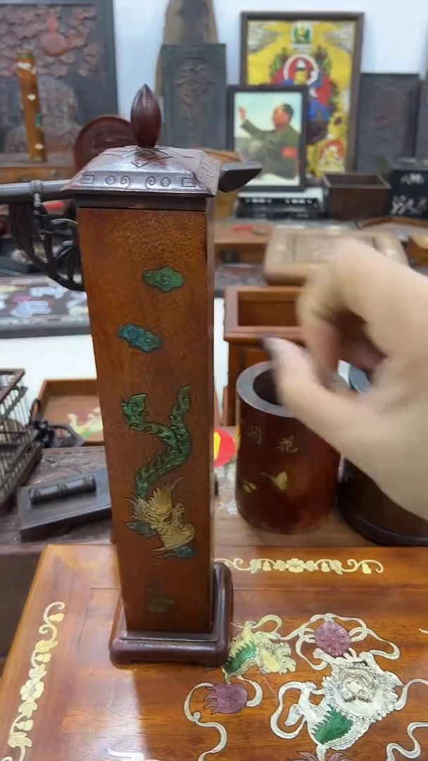 木沐头淘摆件木雕件