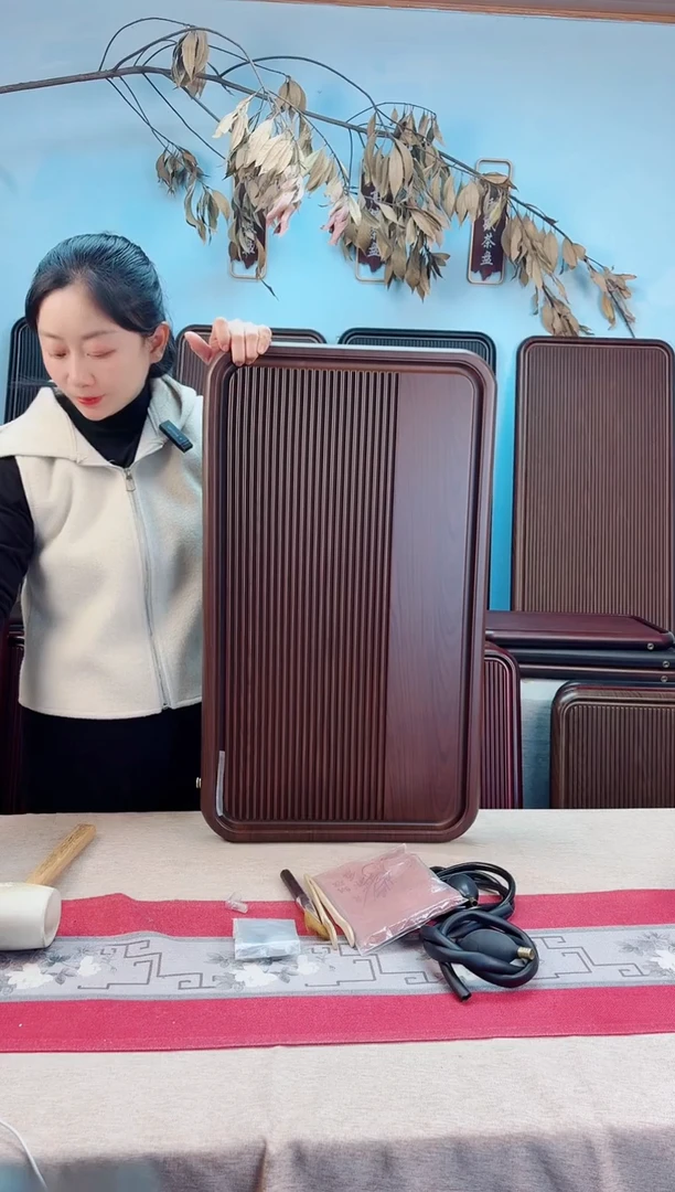 云海黄色款式茶盘70*40*4