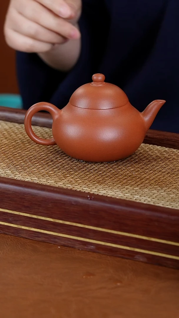 【闪购商品】紫砂茶壶朱泥梨形壶