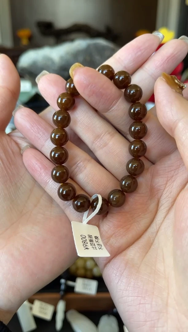 【闪购商品】和田玉（糖玉）手串未镶嵌金山全糖10mm手串