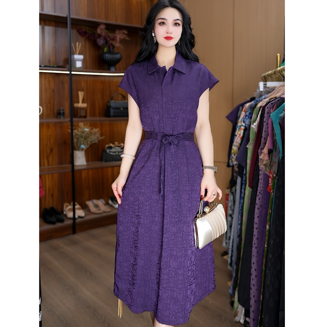 7772-10新款女士夏季连衣裙