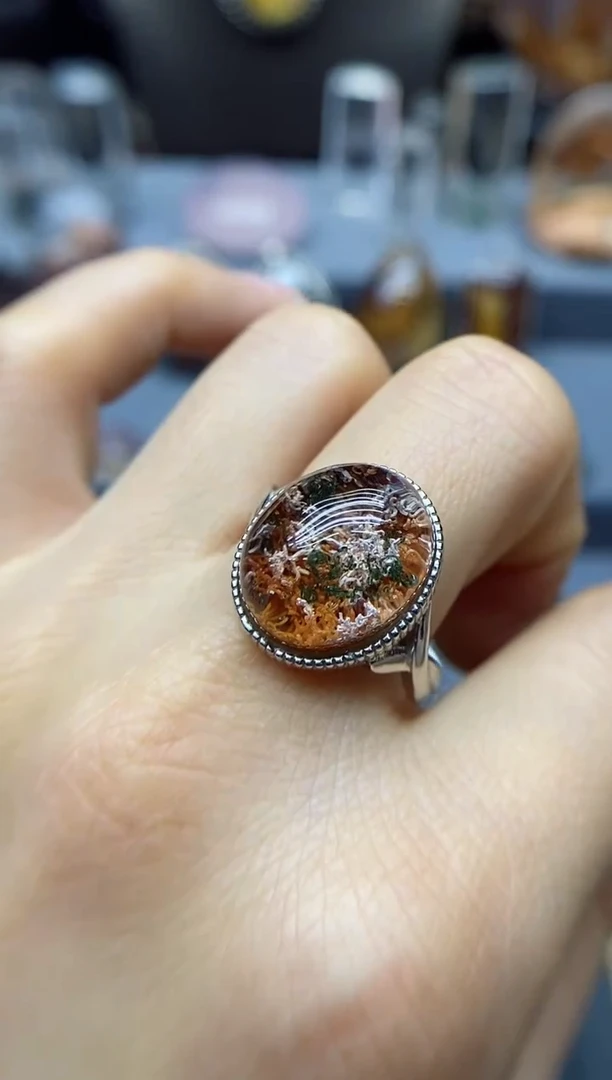 【闪购商品】水晶戒指银S925镶嵌水晶水晶