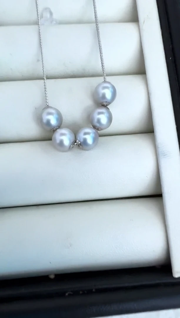 【闪购商品】海水珍珠吊坠(赠链)18K金镶嵌路路通赠银链