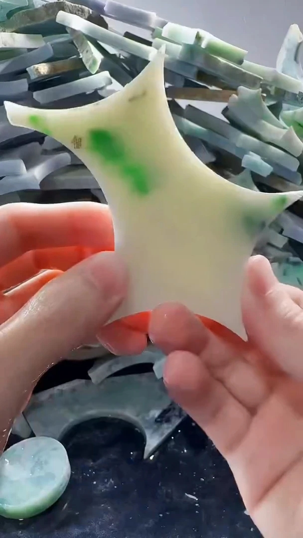 裸石翡翠缅甸翡翠A货文28