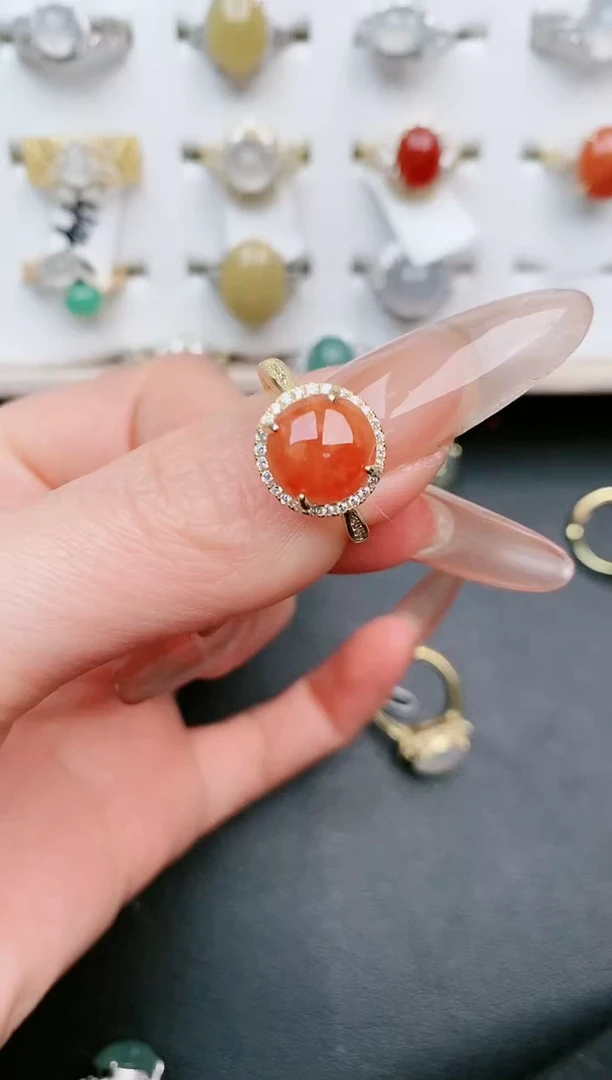 【闪购商品】翡翠戒指银S925镶嵌......