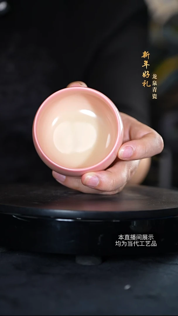 龙泉青瓷茶具摆件2