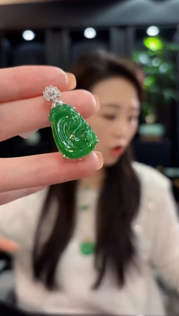 吊坠(不含链)未镶嵌翡翠 缅甸A货/支持复检/一件