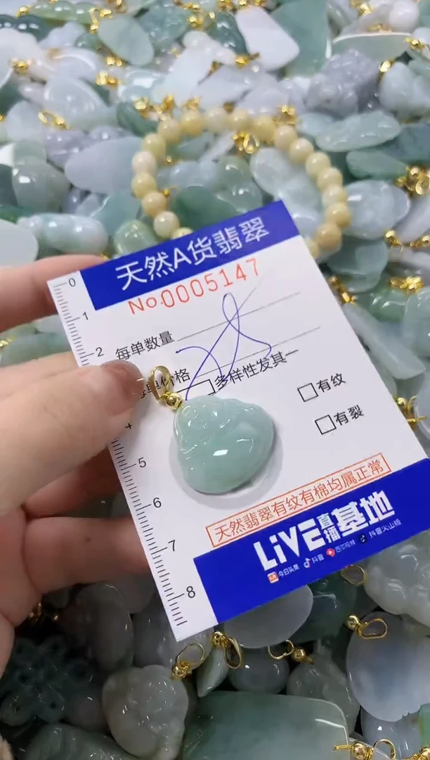 颈饰未镶嵌翡翠天然A货翡翠