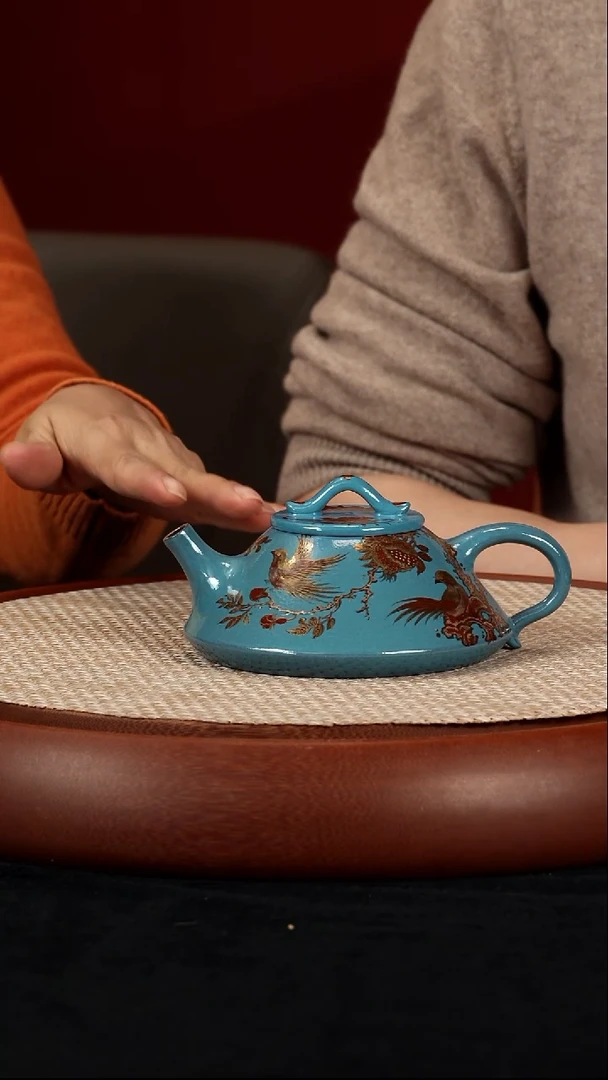 茶壶紫砂【kb061】文瓢宜兴紫砂ZLM