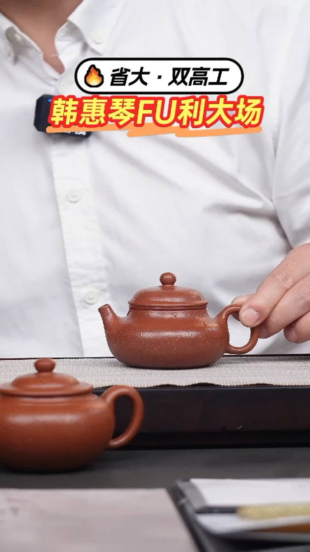 茶壶紫砂机*柴韩惠琴·绝红降坡容天