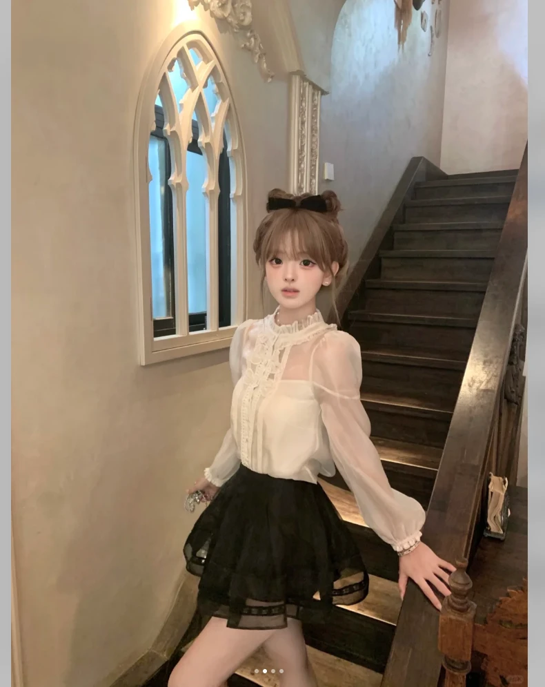 设计感辣妹气质上衣女2025新款显瘦短裙子套装