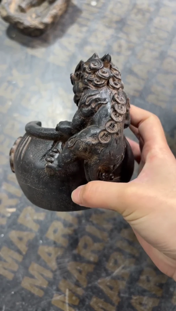 陶土代代富贵烟灰缸