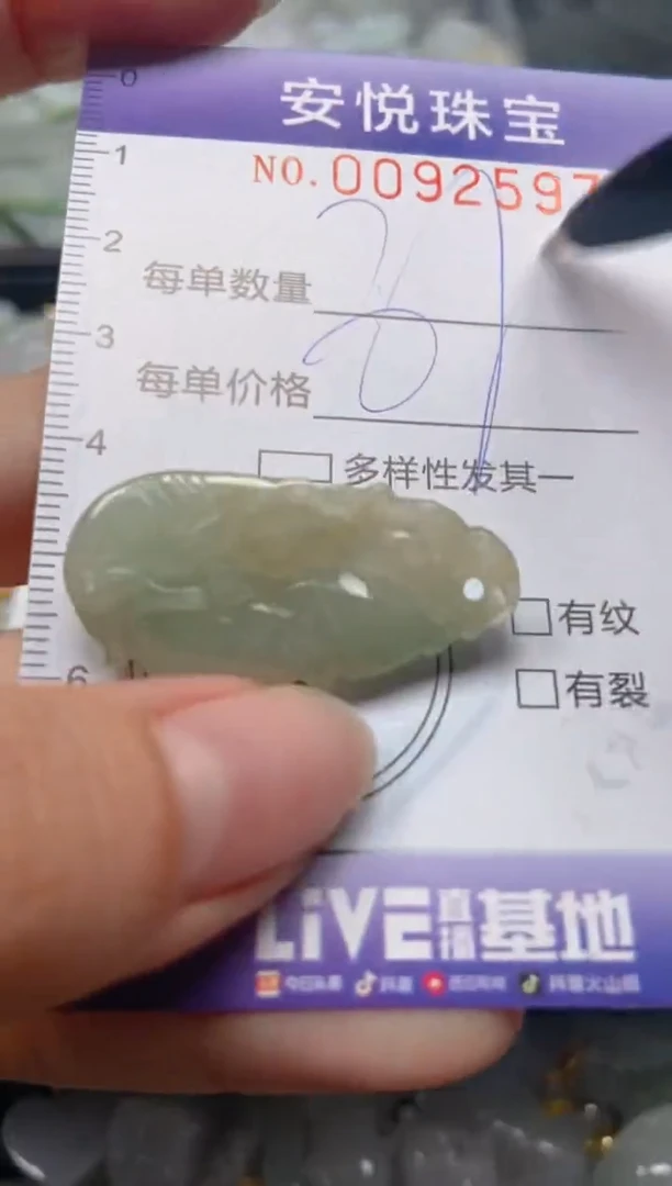 【闪购商品】翡翠颈饰未镶嵌闪购0092597