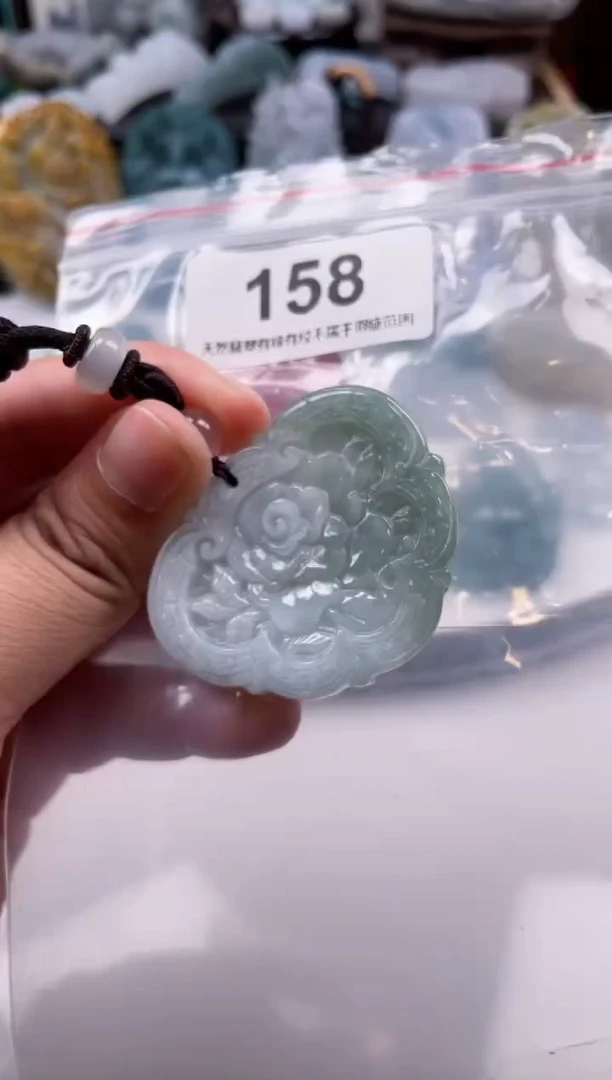 【闪购商品】翡翠颈饰未镶嵌天然缅甸A货翡翠158