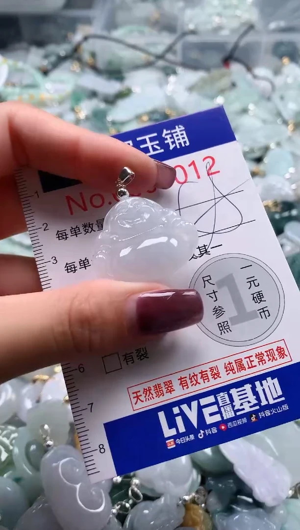 翡翠未镶嵌吊坠(不含链)5012