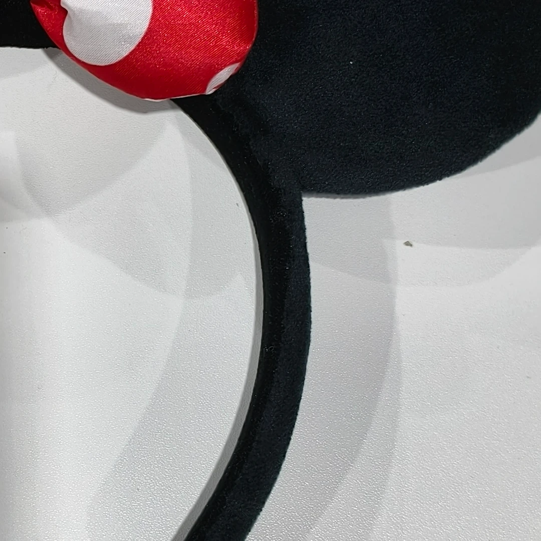 A1000红色点点蝴蝶结老鼠发箍