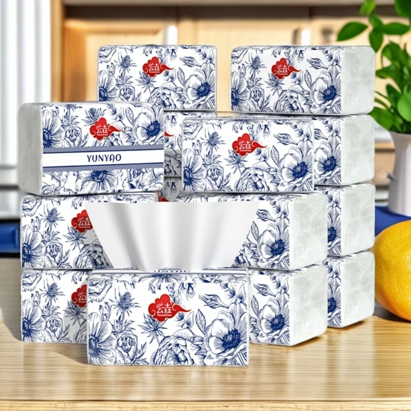 纸巾抽纸家用实惠装厕纸卫生纸加厚面巾纸餐巾纸卫生纸擦手纸
